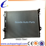 auto parts radiator for Toyota Land Cruiser Prado OEM 16400-75441